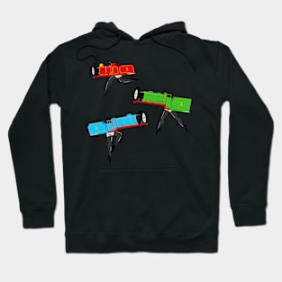 Three Sexy Engines - fishnets Hoodie